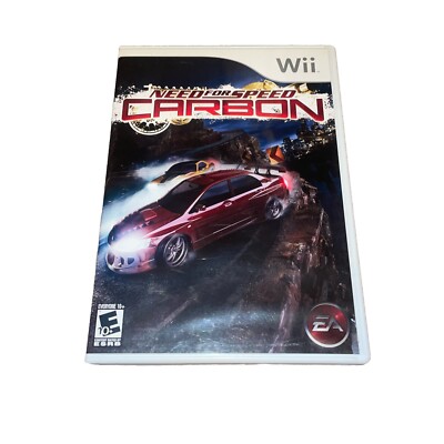 Need for Speed: Carbon (Nintendo Wii, 2006) Complete W/ Manual