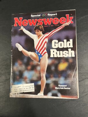 Newsweek Magazine August 13 1984 Olympics Gold Rush Mary Lou Retton Gymnastics