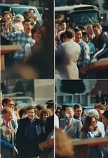 LOT NINE: 4 original 1985 LEONARD NIMOY star ceremony 4" x 5 3/4" vintage prints