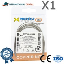 Orthodontic Dental Morelli Intraoral Archwire Thermo Copper NiTi 35  Rectangular