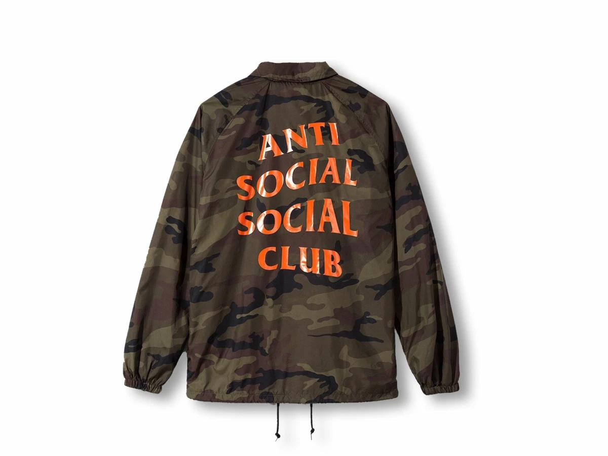 2017 Anti Social Social Club Camo Coach Jacket Large eBay