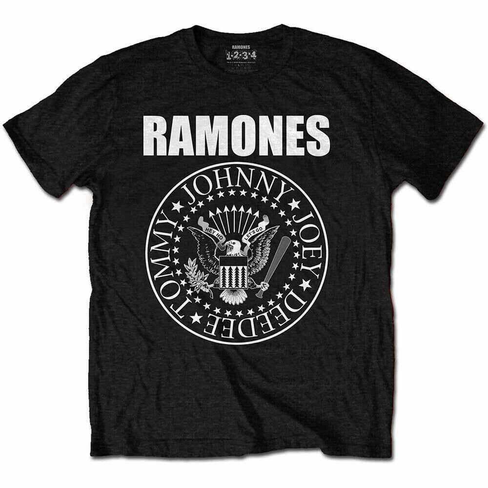 The Ramones Presidential Seal Official Merchandise T-Shirt M/L/Xl/2Xl New