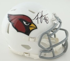 Isaiah Simmons Signed Riddell Arizona Cardinals speed mini helmet w/Fanatics