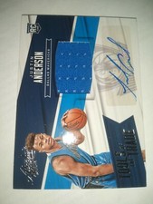 JUSTIN ANDERSON 2015 ABSOLUTE TOOLS OF THE TRADE ROOKIE AUTO JERSEY 43/99