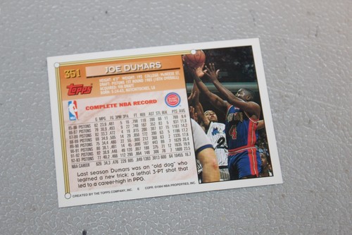1993-94 Topps Basketball Complete Card Finish Fill Your List Set U-Pick #201-396 - Picture 301 of 363