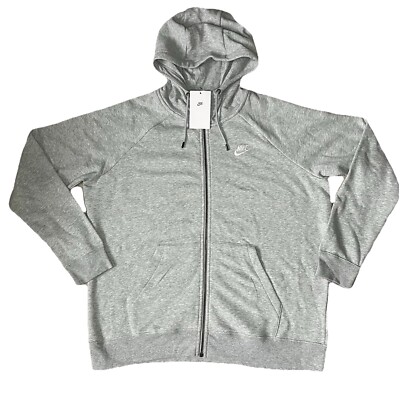 nike grey zip up sweater women's