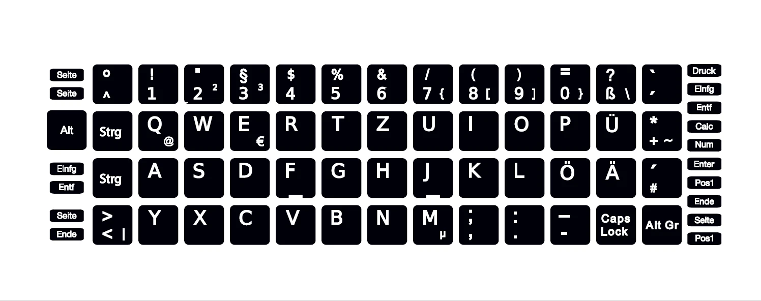 PATIKIL Hebräische Tastaturaufkleber – 3 Stück, Schwarz/weiß, 13x11 Mm, Für PC/Laptop, Leicht Abziehbar, Langlebiges PVC