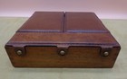 BOSCA Vintage Hand Stained Top Grain Hide Heirloom Trade Mark Leather Valet Box — photo 8