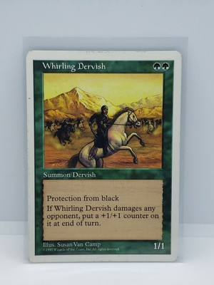MTG Whirling Dervish Fourth Edition 288/379 Regular Uncommon