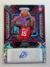 Adama Sanogo 2023-24 Panini Prizm /88 Red Choice Sensational Signatures RC Auto