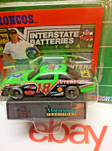 Dale Jarrett / Joe Gibbs #18 1992 Racing Champions NFL Denver Broncos 1:64 NEW - Picture 2 of 7