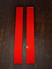 Red  Retro Reflective Tape 2 strips  8" x 1"