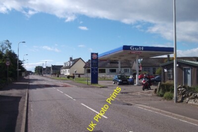 Photo 6x4 Victoria Road, Brora The last filling station before Wick or Th c2015