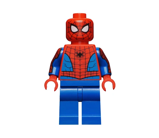 LEGO® Super Heroes Spiderman With Printed Arms and Red Boots Rare,  Minifigure, LEGO® Minifig, LEGO® People