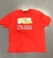 2XL T-Shirt Wisconsin Cheese Short Sleeve Cotton The More the Merrier