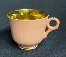 FIGGJO FLINT NORWAY - EXPRESSO CUP - PINK EXTERIOR WITH GOLD INTERIOR 