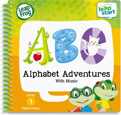 LeapFrog LeapStart Preschool Level 1 Alphabet Adventures Music Activity Book Eng