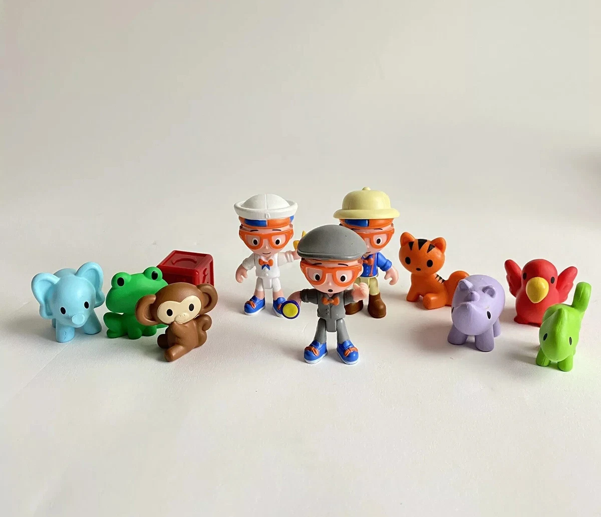 Lot of 11 Set Toys Blippi Surprise Figures Flashlight Sailor