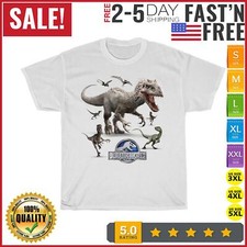 Jurassic World Indominus Rex Raptor Run Vintage T Shirt Men Women Fashion NEW