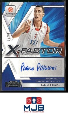 2025-26 Contenders Euroleague Pablo Prigioni X-Factor #/99 Auto #XFC-PRI