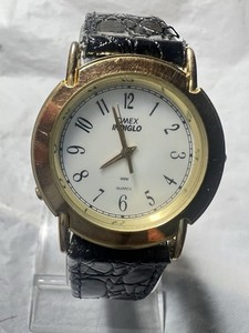 Authentic Timex Indigo Water Resistant,Quartz,33mm Case, Gold Plated,BO, women’s Watch