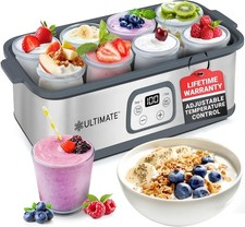 Ultimate Probiotic Yogurt Maker with Adjustable Temperature Time Control
