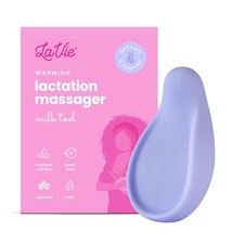Warming Lactation Massager 3-in-1 Adjustable Heat Vibration for Breastfeedi...