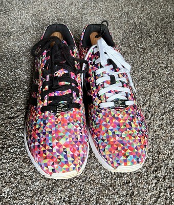 Adidas ZX Flux Prism Multicolor Athletic Gym Running Sneaker Shoe