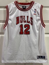 Vintage Kirk Hinrich Chicago Bulls Jersey Boys Size XL White NBA