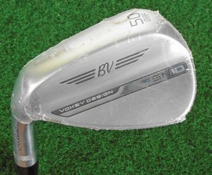 New LH Vokey SM10 Tour Chrome 50.08 F Grind Gap Wedge, Stock Steel 35.5", Std.