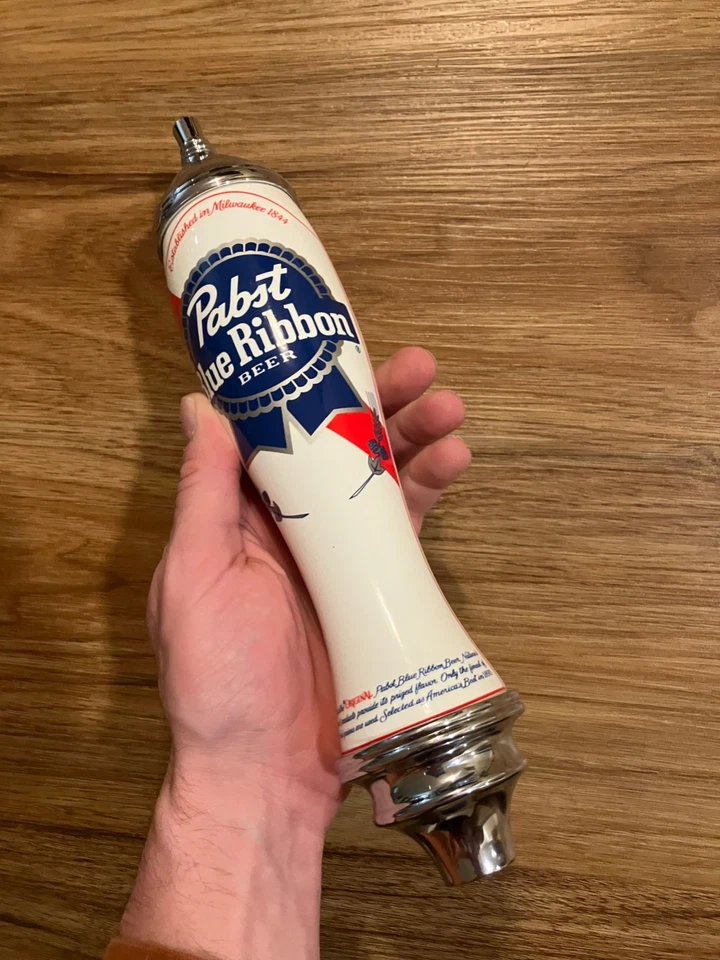 Pabst Blue Ribbon Beer Tap Handle Knob Top Brewing Draft Bar Top Kegerator PBR - Image 3 of 4