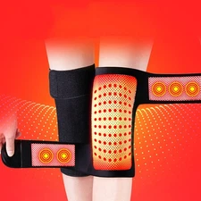 New 1 Pair Tourmaline Self Heating Knee Pad Magnetic Therapy Knee Support Belt B