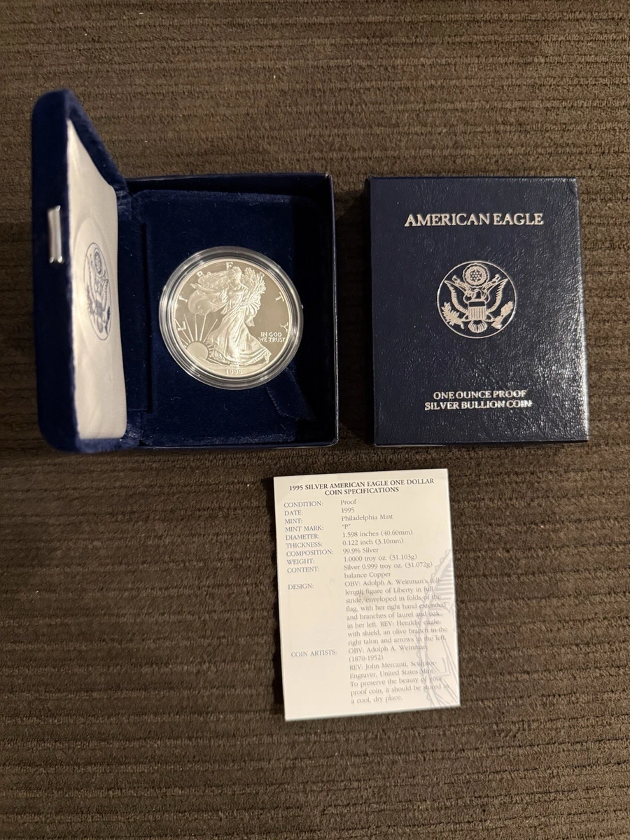 American Eagle 1995 Silver Bullion Coins for sale | eBay