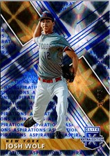 2019 Panini Elite Extra Edition #53 Josh Wolf Aspirations Blue #/75