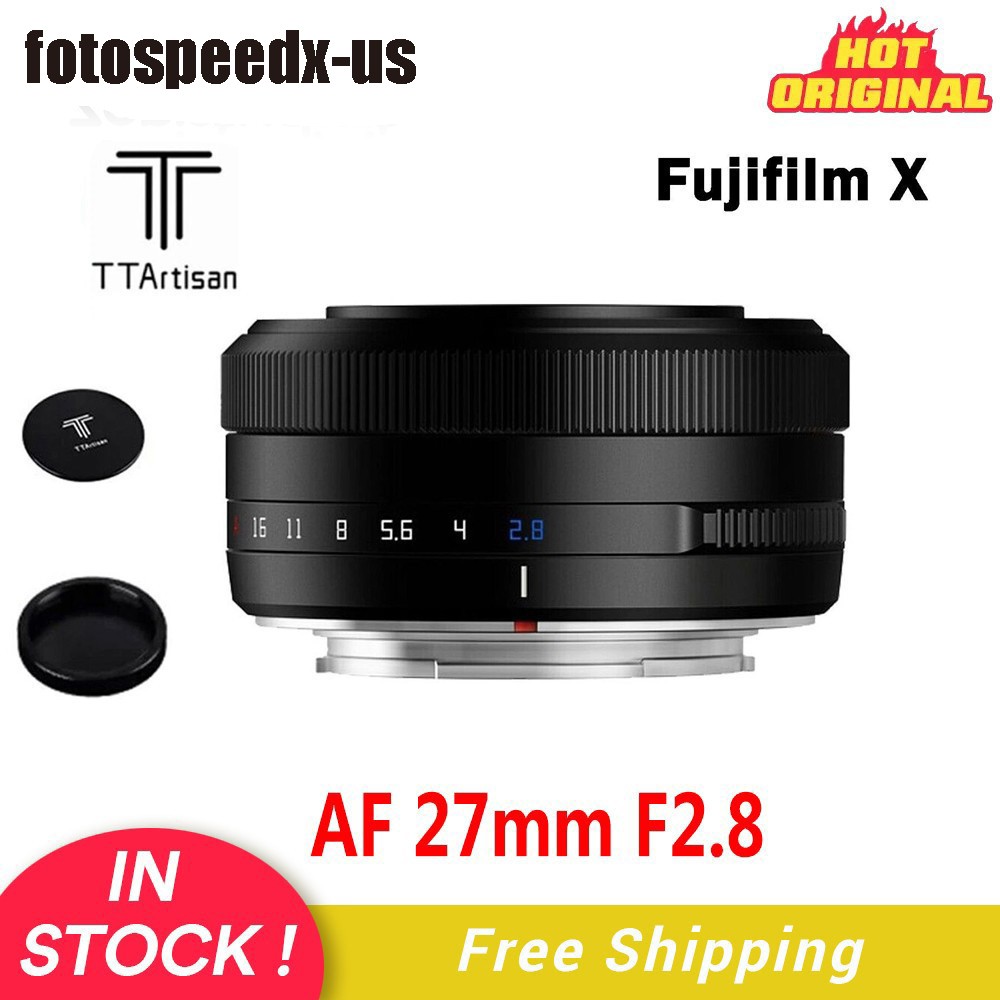 US TTArtisan AF 27mm F2.8 APS-C Lens for Fuji X Mount X-T4 X-T3 X-T10 X-Pro3