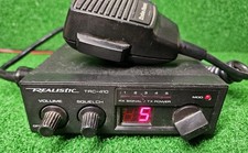 Realistic TRC-410 40 CH CB Transceiver w/ RS Microphone Tested Works
