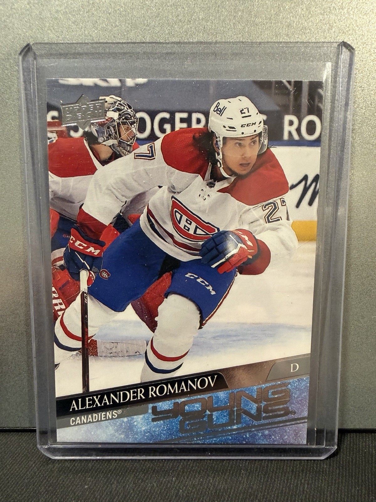 2020-21 Upper Deck Young Guns ALEXANDER ROMANOV Rookie #455 Montreal Canadiens