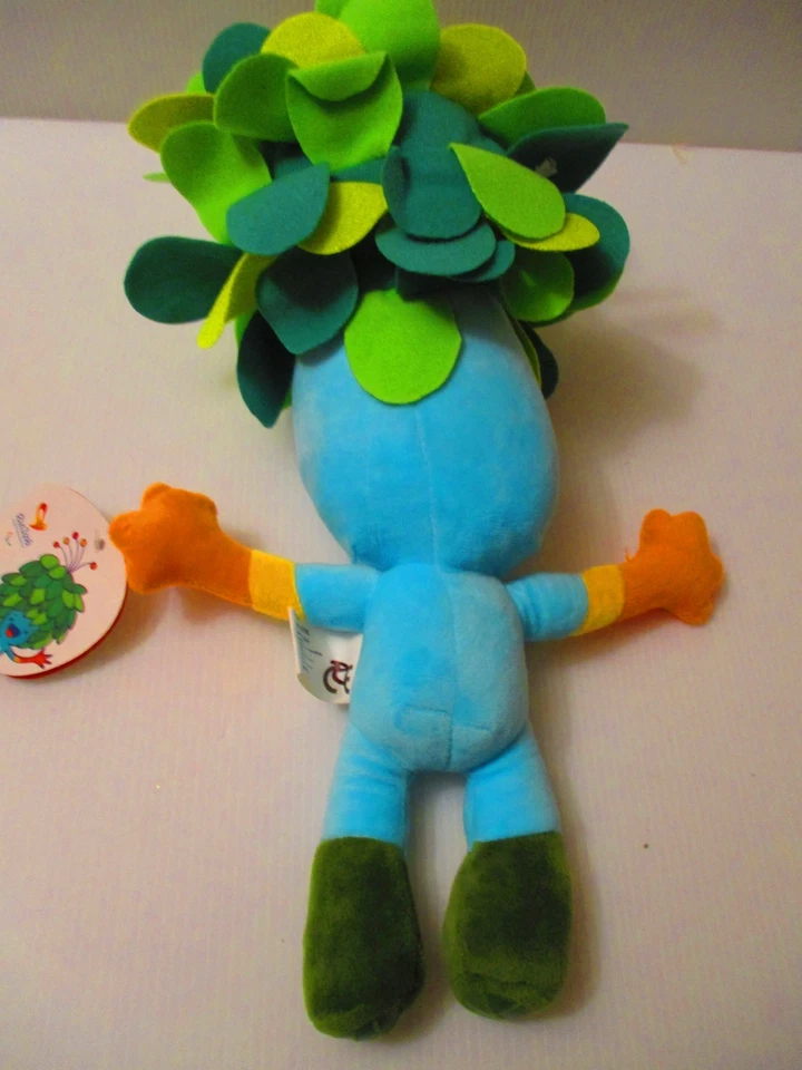 RIO 2016 Jogos Paralimpicos Tom Tree Plush 14" Paralympic Olympic plush Mascot - Image 2 of 3
