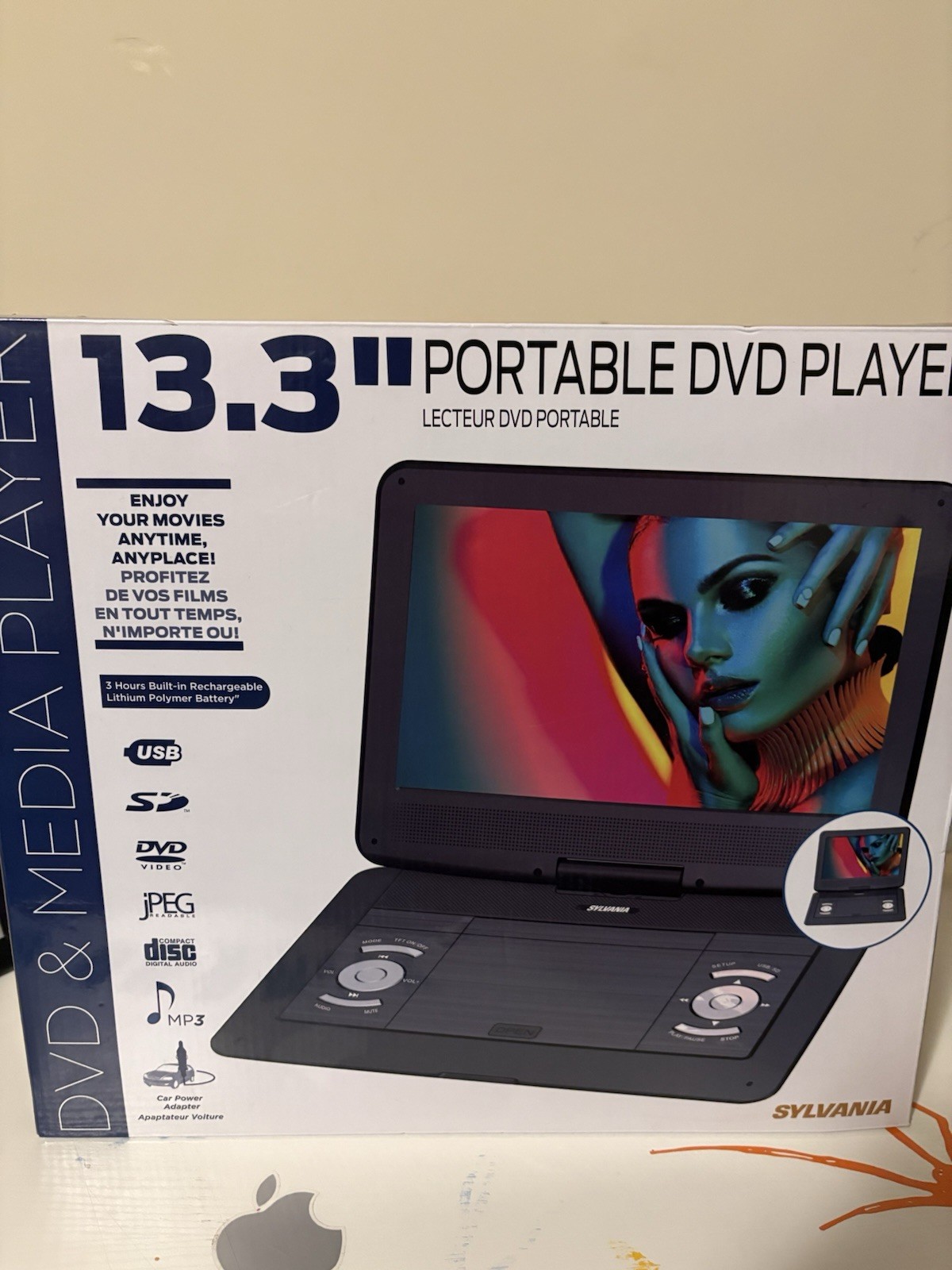 SYLVANIA SDVD1332_CP2 13.3" Swivel Portable DVD & Media Play