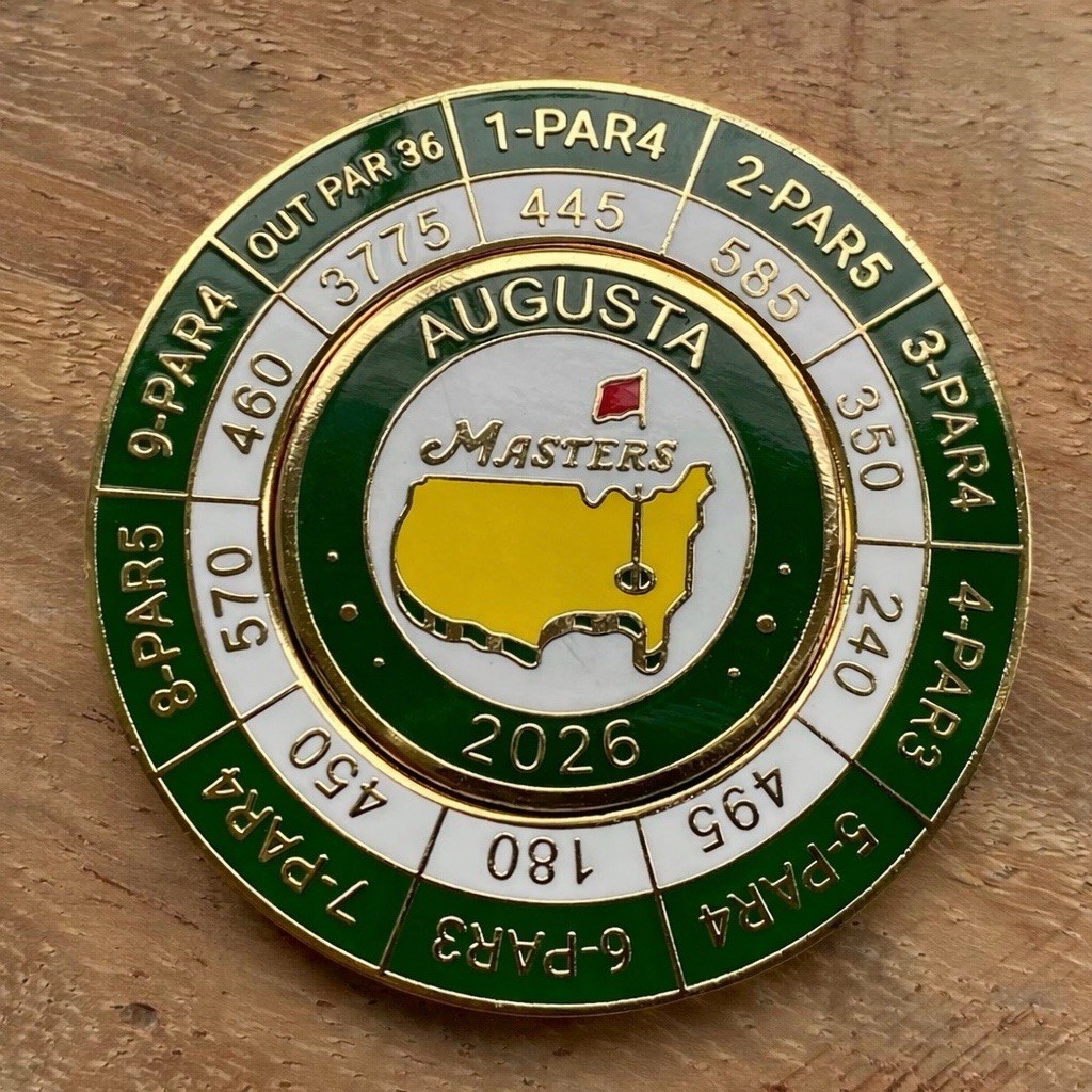 2026 masters tournament coin and magnetic ball marker augusta national preorder