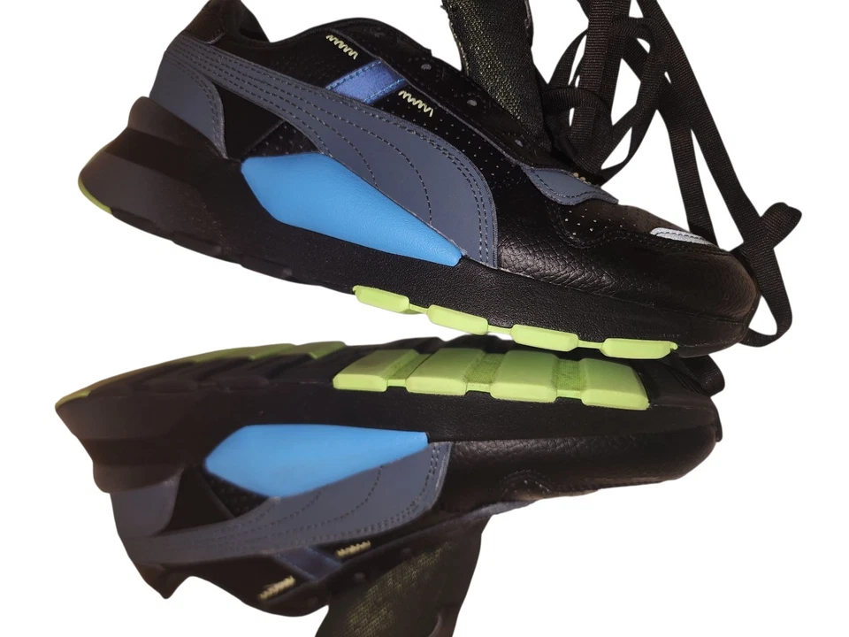 Zapatillas Puma Boy talla 6 negras y verdes Foto 4 de 4