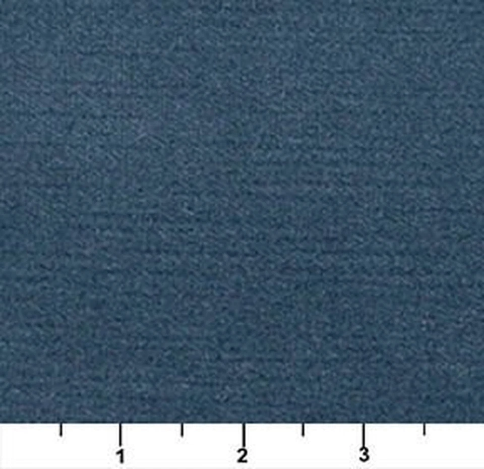 A0001A Blue Authentic Cotton Velvet Upholstery Fabric by The Yard - Image 2 of 2