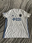 Adidas San Jose Earthquakes MLS Signed Soccer Jersey Black Blue Timo Werner