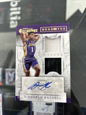 D’Angelo Russell Excalibur Head To Toe Auto /75 RPA Rookie Patch Auto 🔥 SP