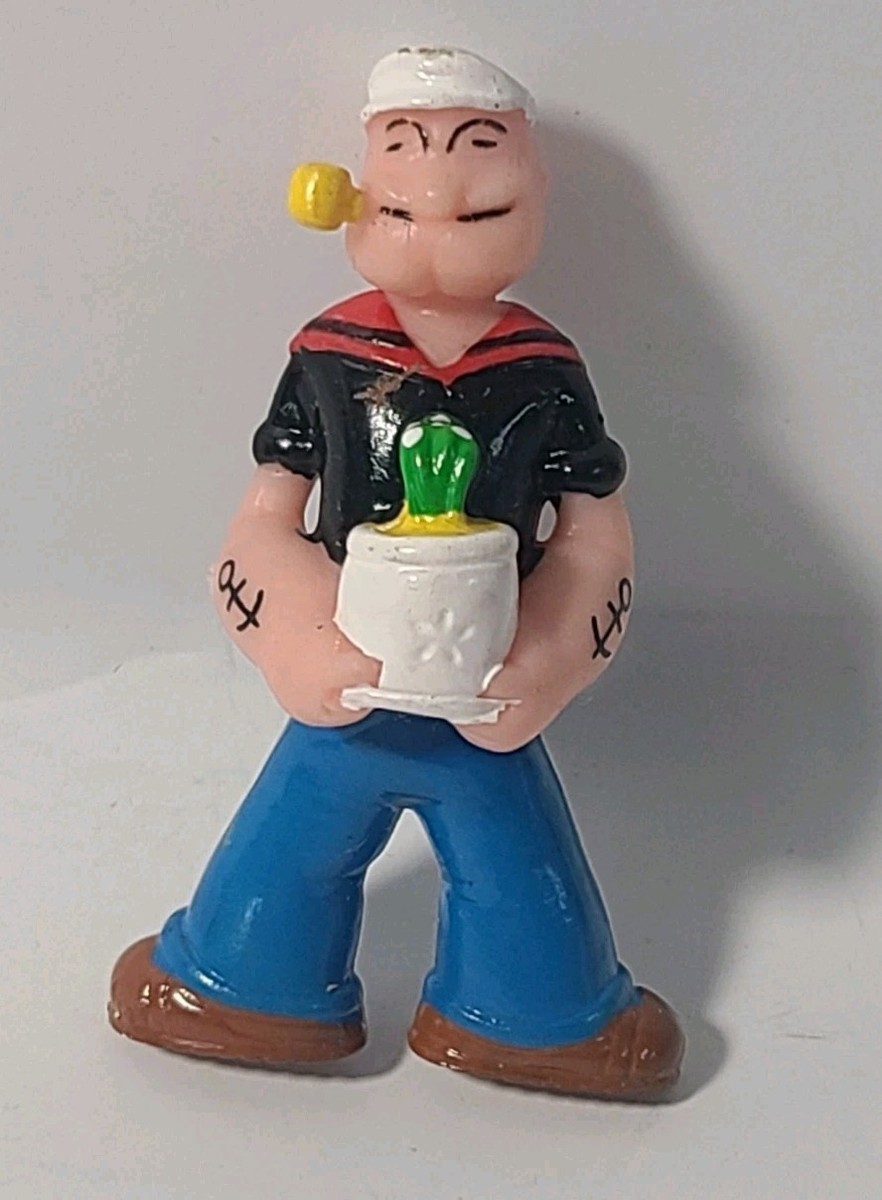 Vintage KFS Popeye The Sailor Man Single Mini PVC Figure K.F.S (T7