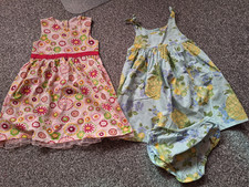 Kleid (2 Stück) Gr 92 - Mädchenkleider Gr 92 - Sommerkleider Gr 92