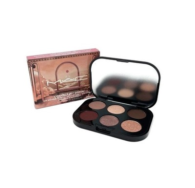 MAC CONNECT IN COLOUR~EMBEDDED IN BURGUNDY~EYE SHADOW PALETTE~MATTE~SHIMMER~NIB!