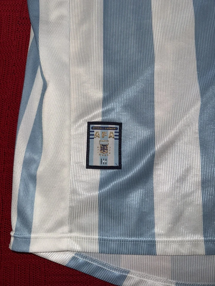 Camiseta Adidas Argentina 1998 local - talla M - Maradona Messi Foto 4 de 4