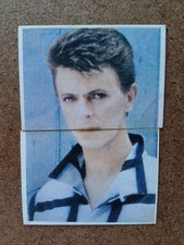 1986 David Bowie Pop Rock STICKER Album Card AERO Jez YUGOSLAVIA MEGA RARE