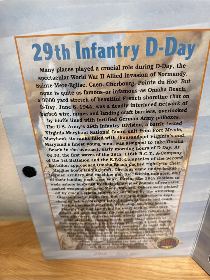 The Ultimate Soldier 29th Infantry D-Day CP22000 Foto 3 de 4
